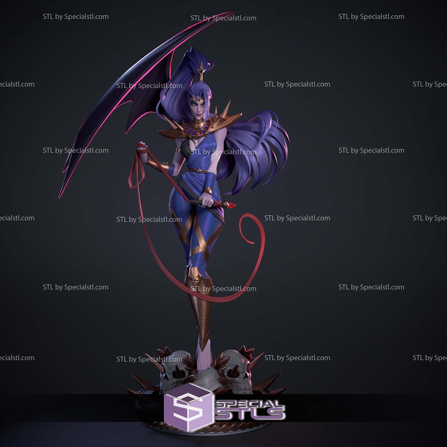 Megaera Hades 345mm STL Files 3D Model — view 3