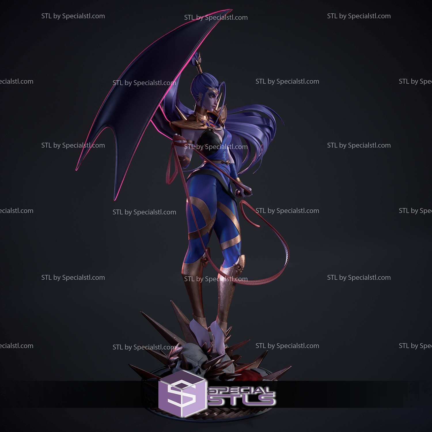 Megaera Hades 345mm STL Files 3D Model — view 4