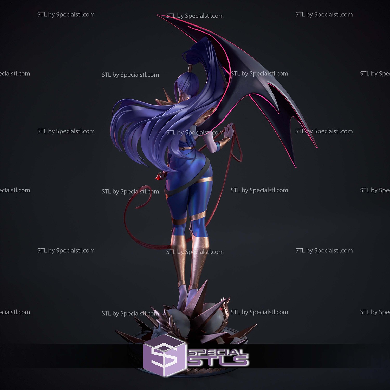 Megaera Hades 345mm STL Files 3D Model — view 5