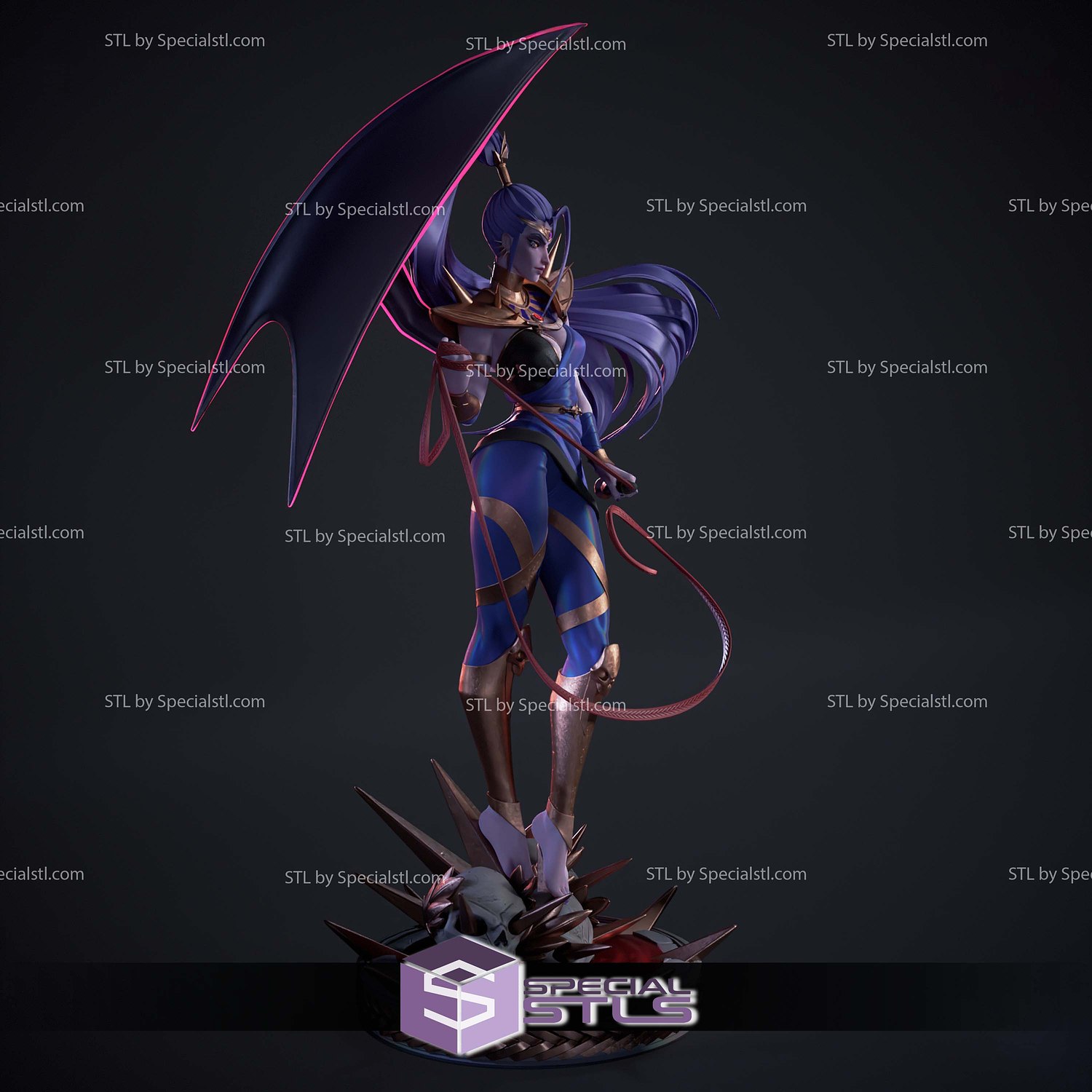 Megaera Hades 345mm STL Files 3D Model — view 6