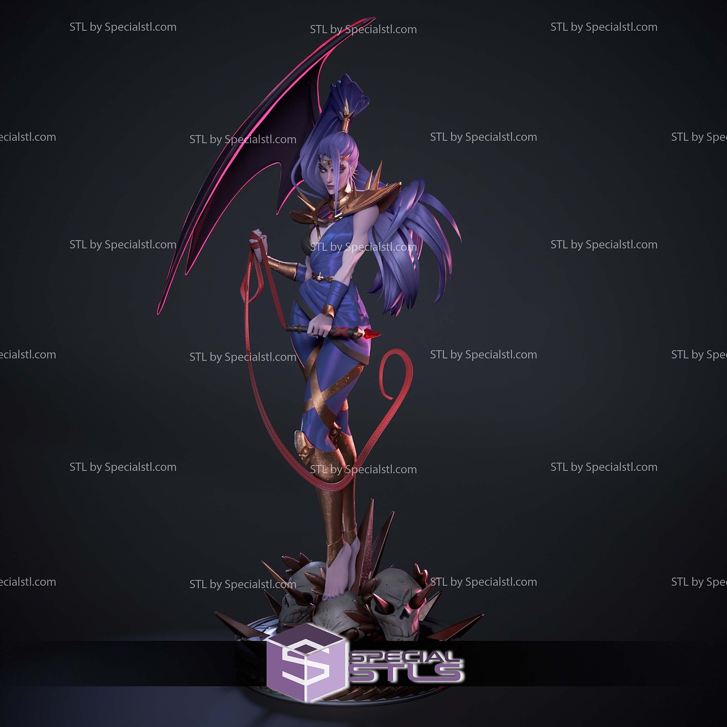 Megaera Hades 345mm STL Files 3D Model — view 7