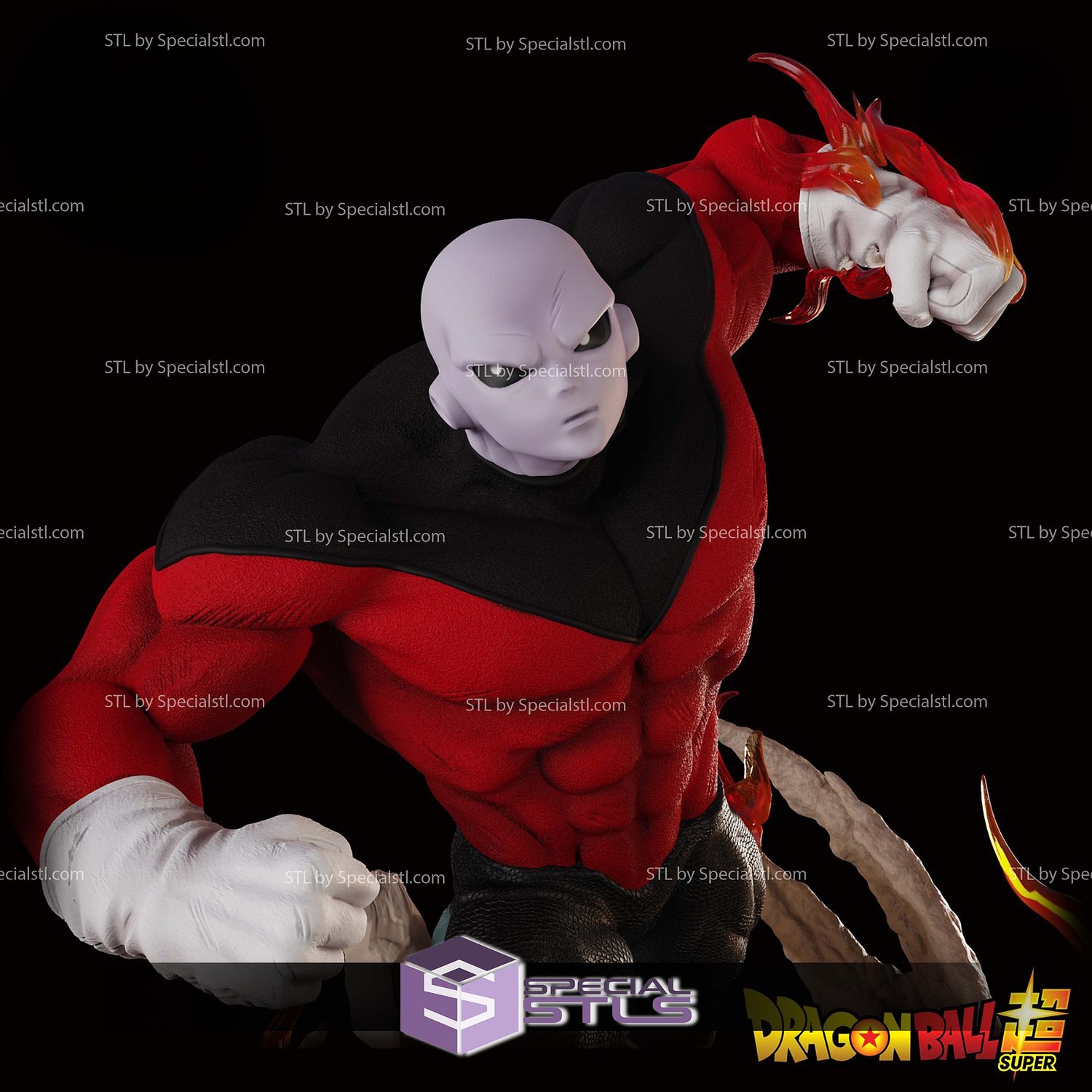 Dragonball Super Jiren Full Power 3D Printing Models STL Model — view 2