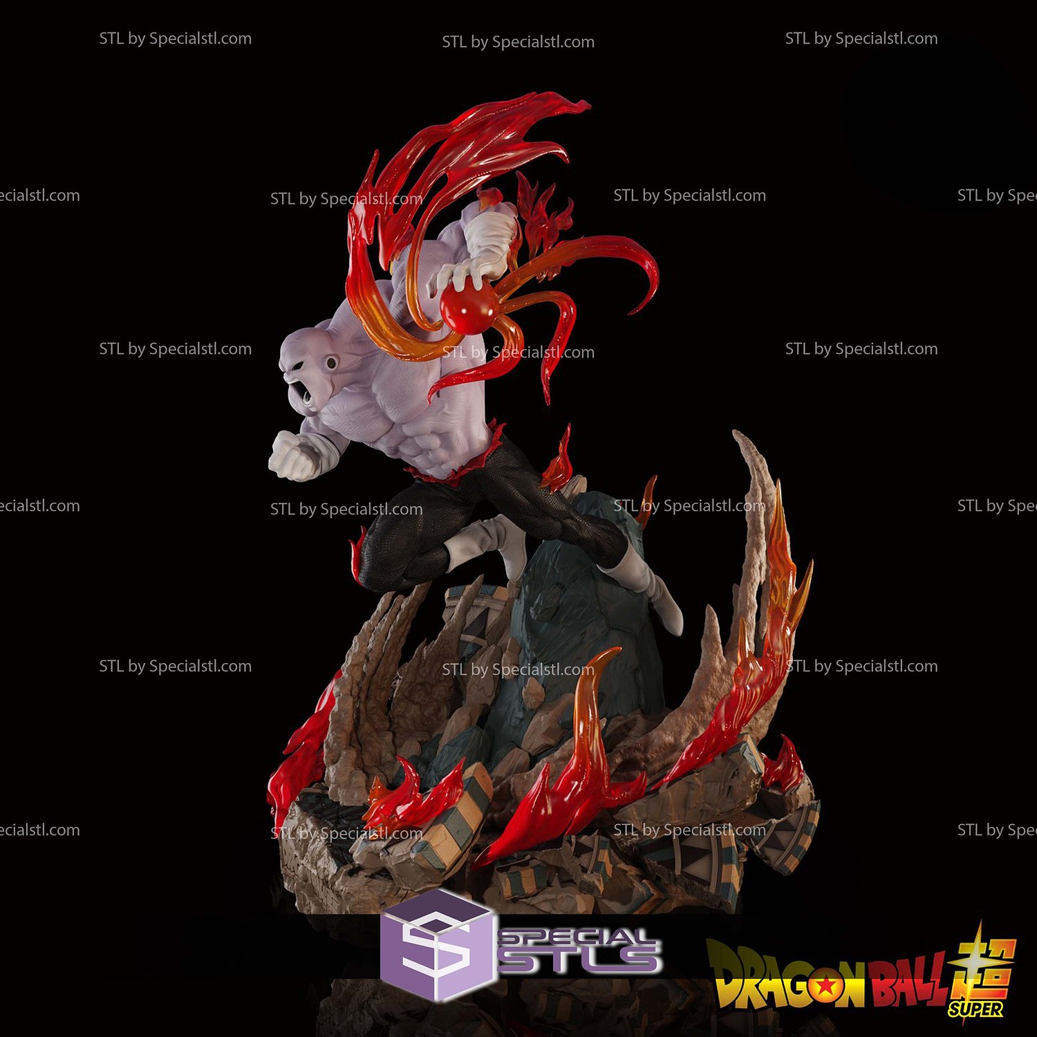 Dragonball Super Jiren Full Power 3D Printing Models STL Model — view 5