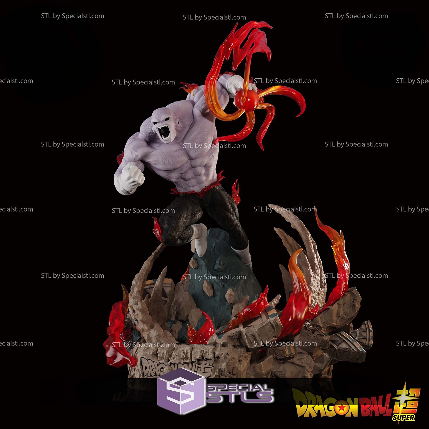 Dragonball Super Jiren Full Power 3D Printing Models STL Model — view 6