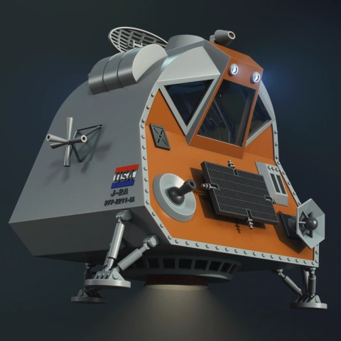 Space Pod 3D Printer Files | Assembly STL Model
