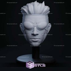 Custom Figure Head STL Collection - Invincible Steven Yeun 3D Model