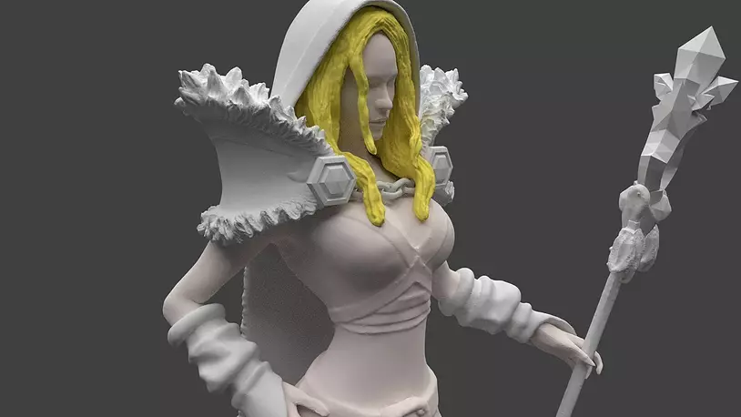 Dota 2 Crystal Maiden  3D Print Model STL Model