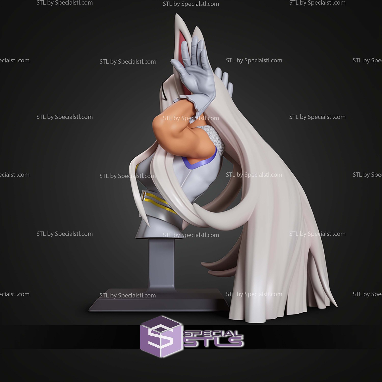 Mirko Rumic Sign Bust STL Files 3D Model — view 2