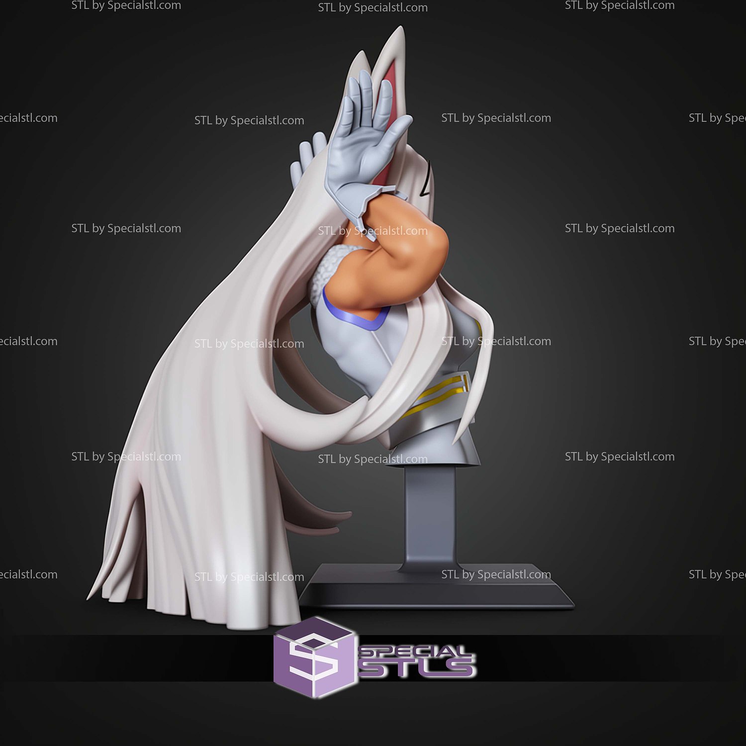 Mirko Rumic Sign Bust STL Files 3D Model — view 5