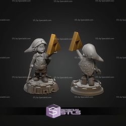 Basic Link Chibi STL Files 3D Model
