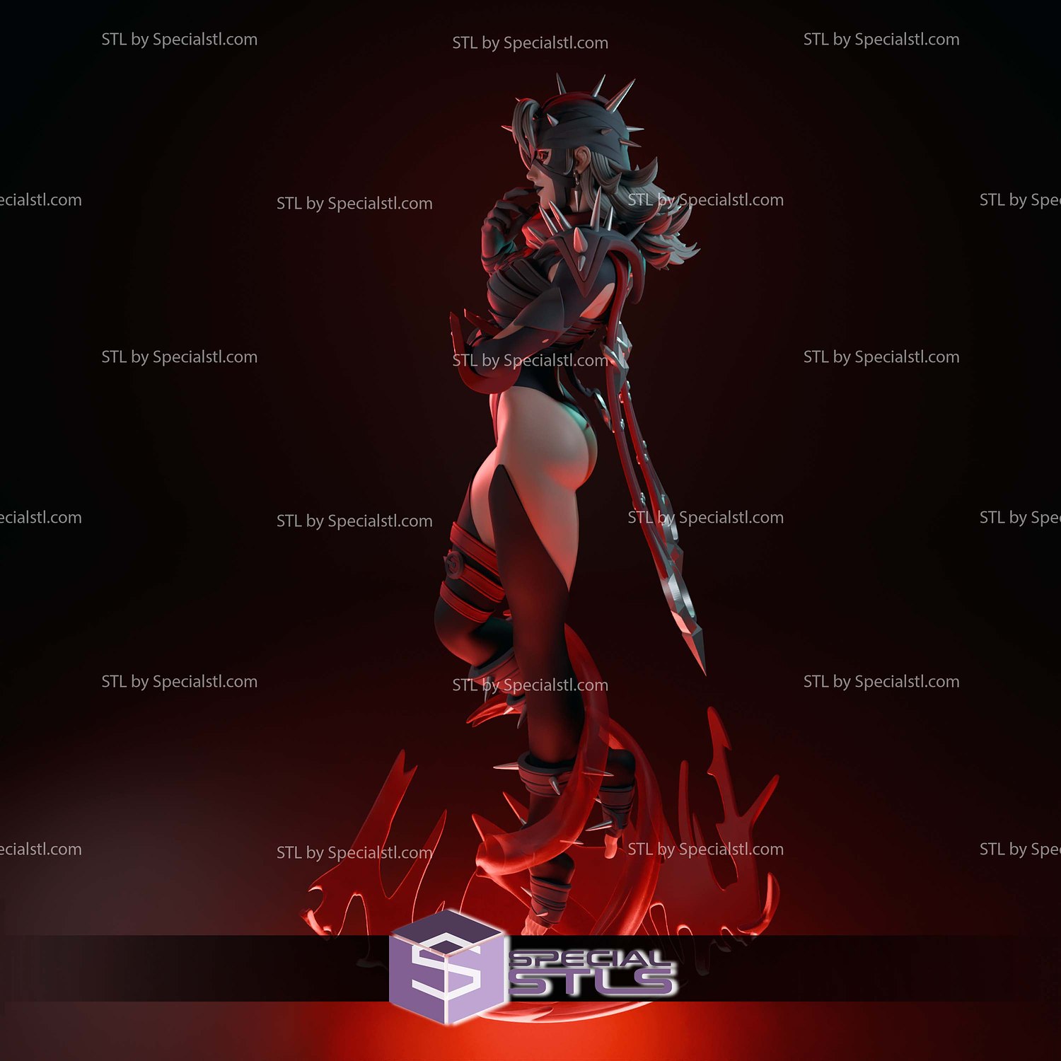 Malice Susan Storm Marvel Rivals 3D Printer Files STL Model — view 2