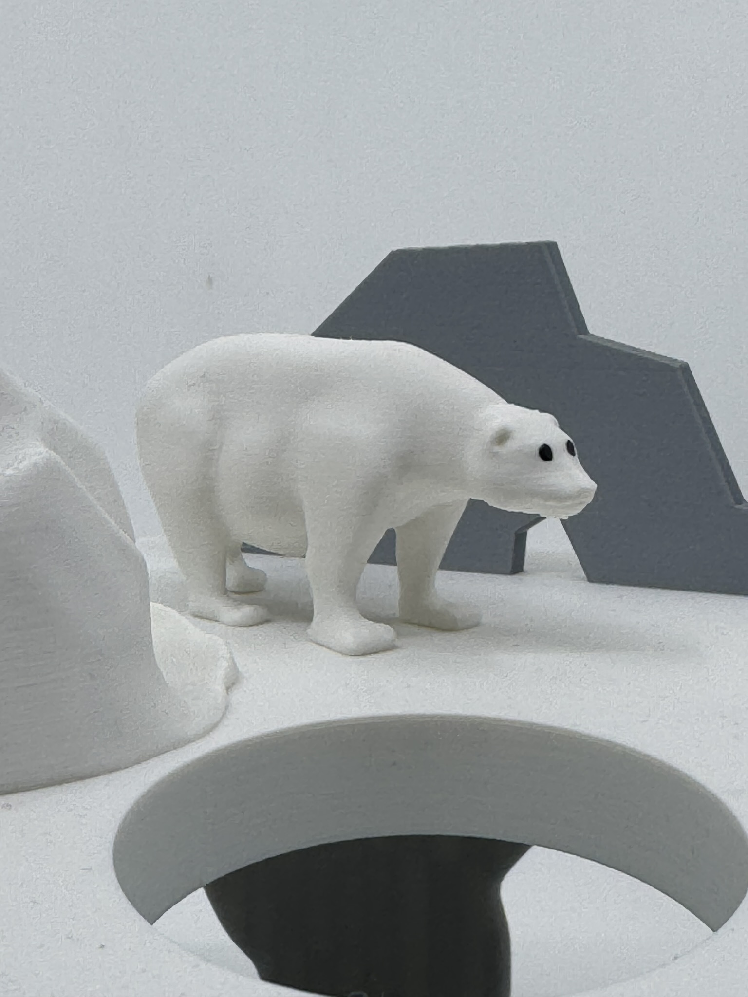 Polar Bear 3D 3MF Model — view 2