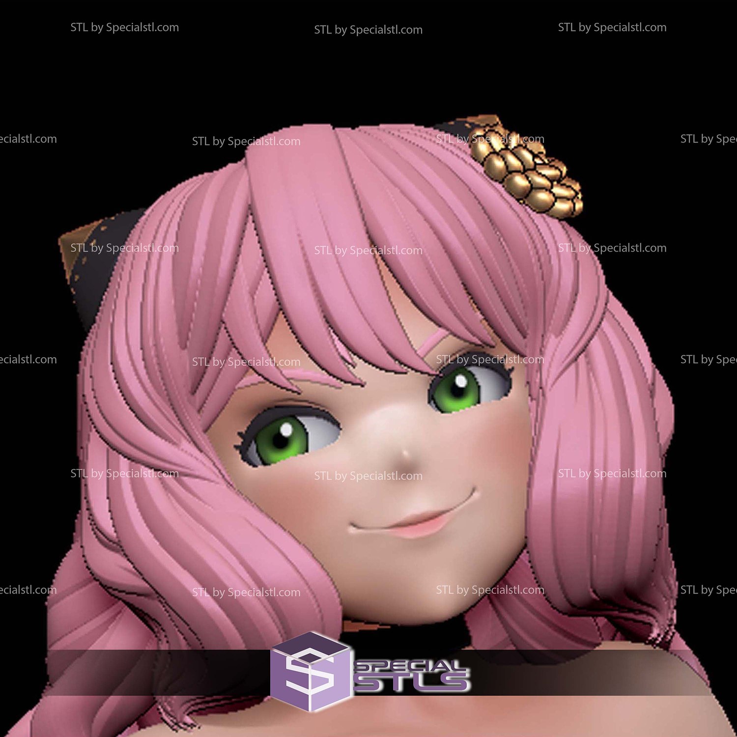 Anya Forger Adult 3D Printer Files STL Model — view 3