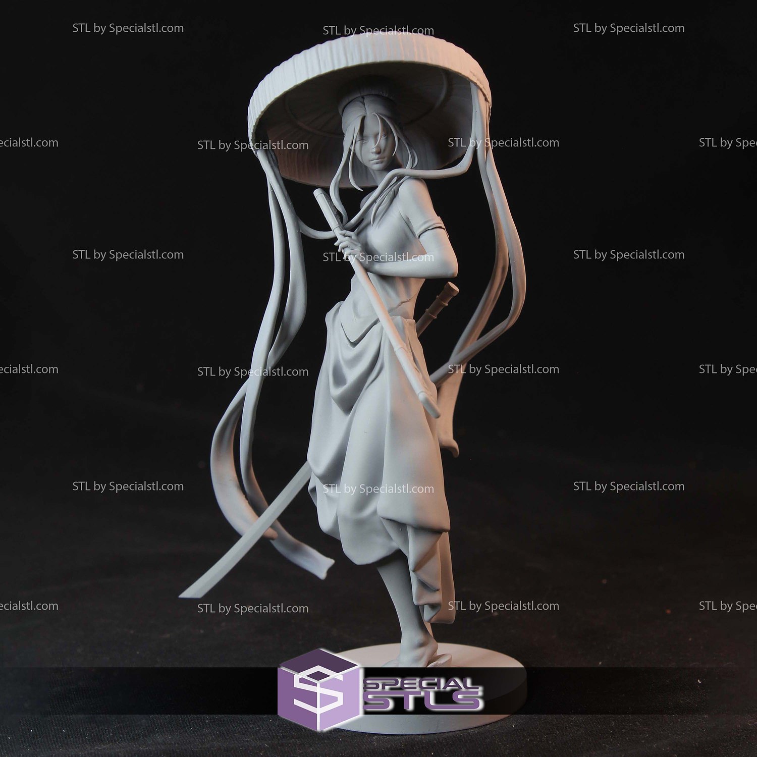 Vietnamese Swordsman 3D Printer Files STL Model — view 2