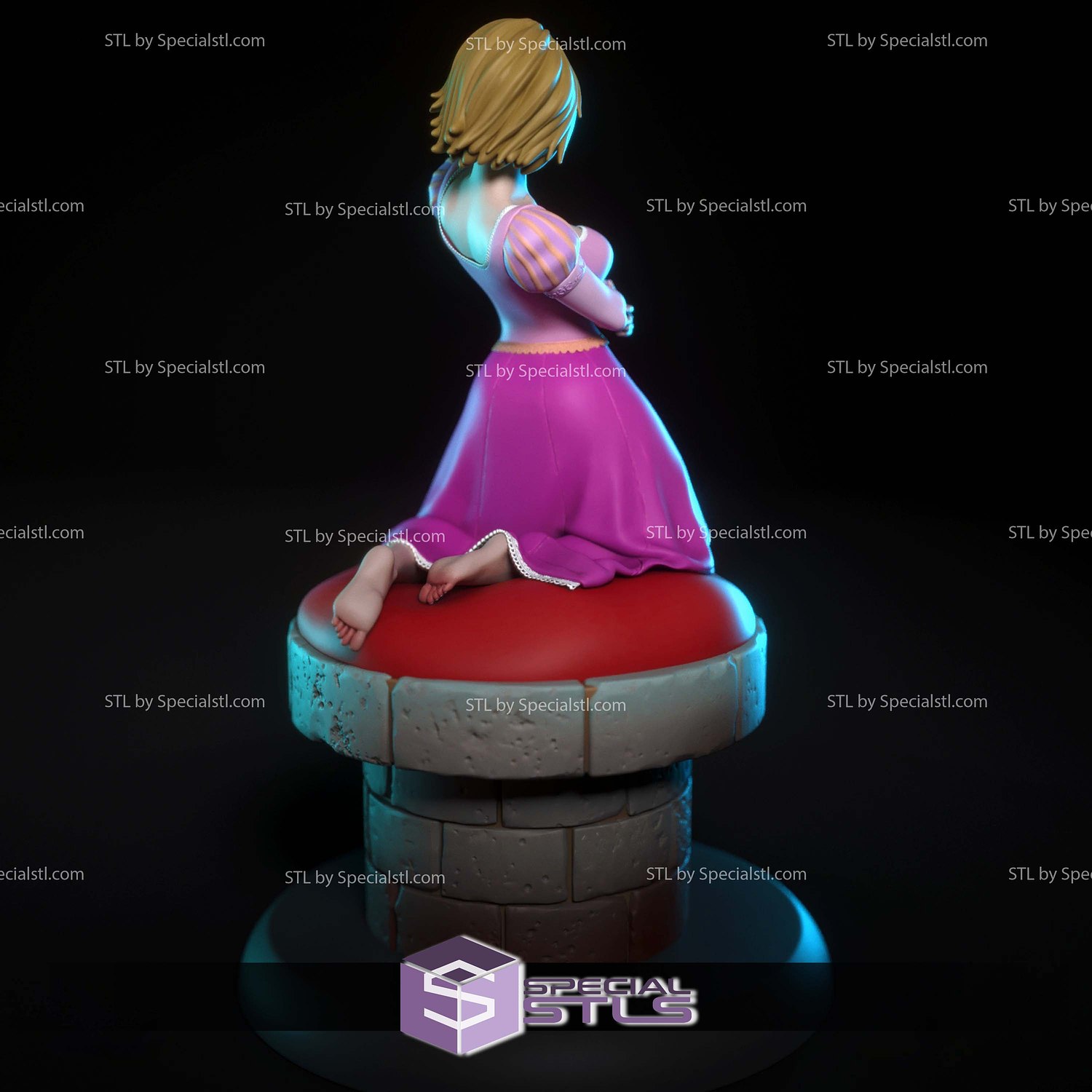 Rapunzel New Version 3D Printer Files STL Model — view 5