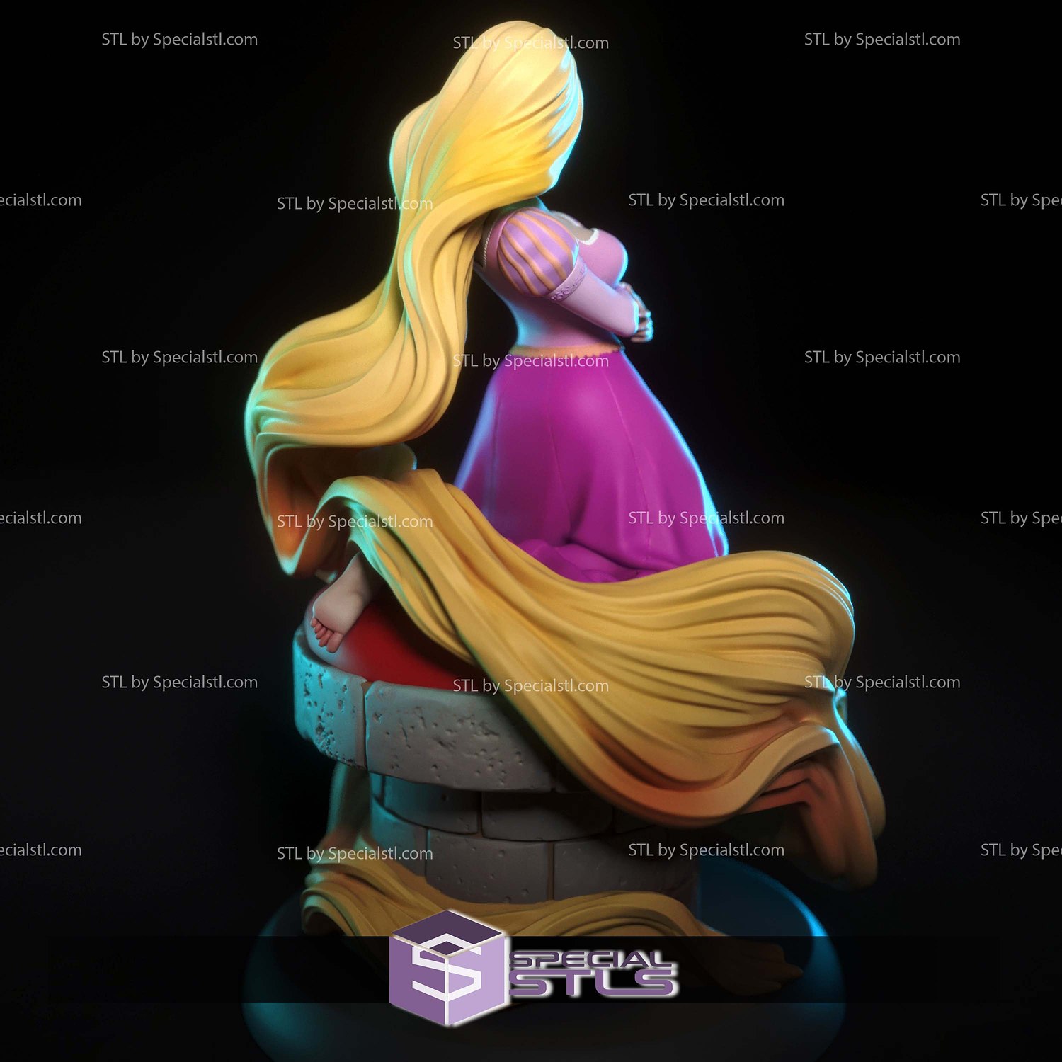 Rapunzel New Version 3D Printer Files STL Model — view 7