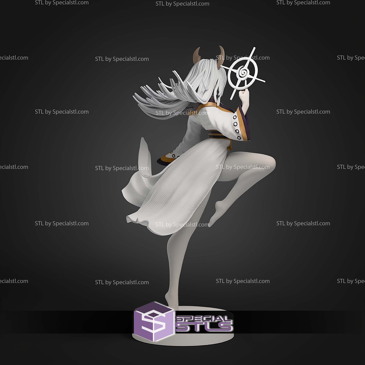Kaguya Otsutsuki Naruto STL Files 3D Model — view 5