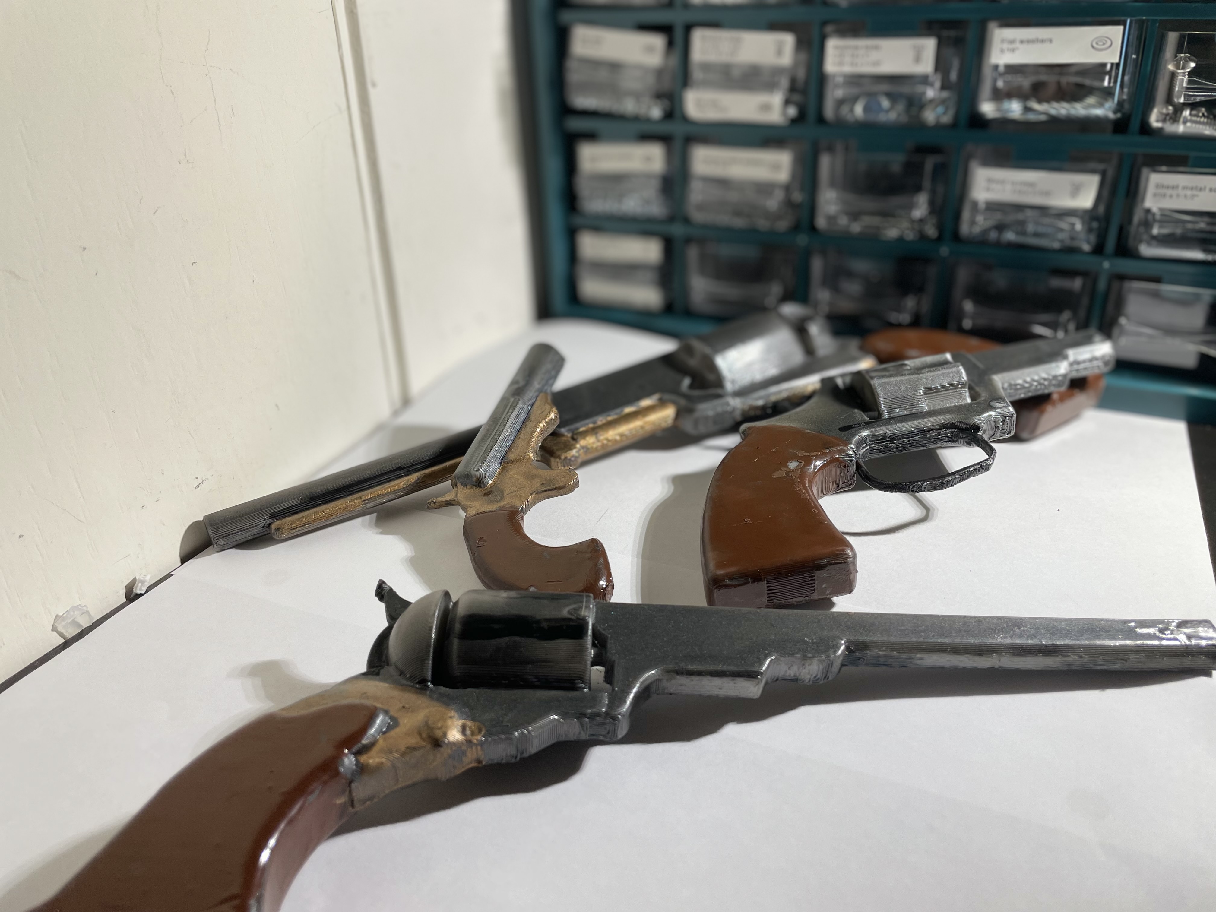 Colt Walker Model Prop 3D STEP Model
