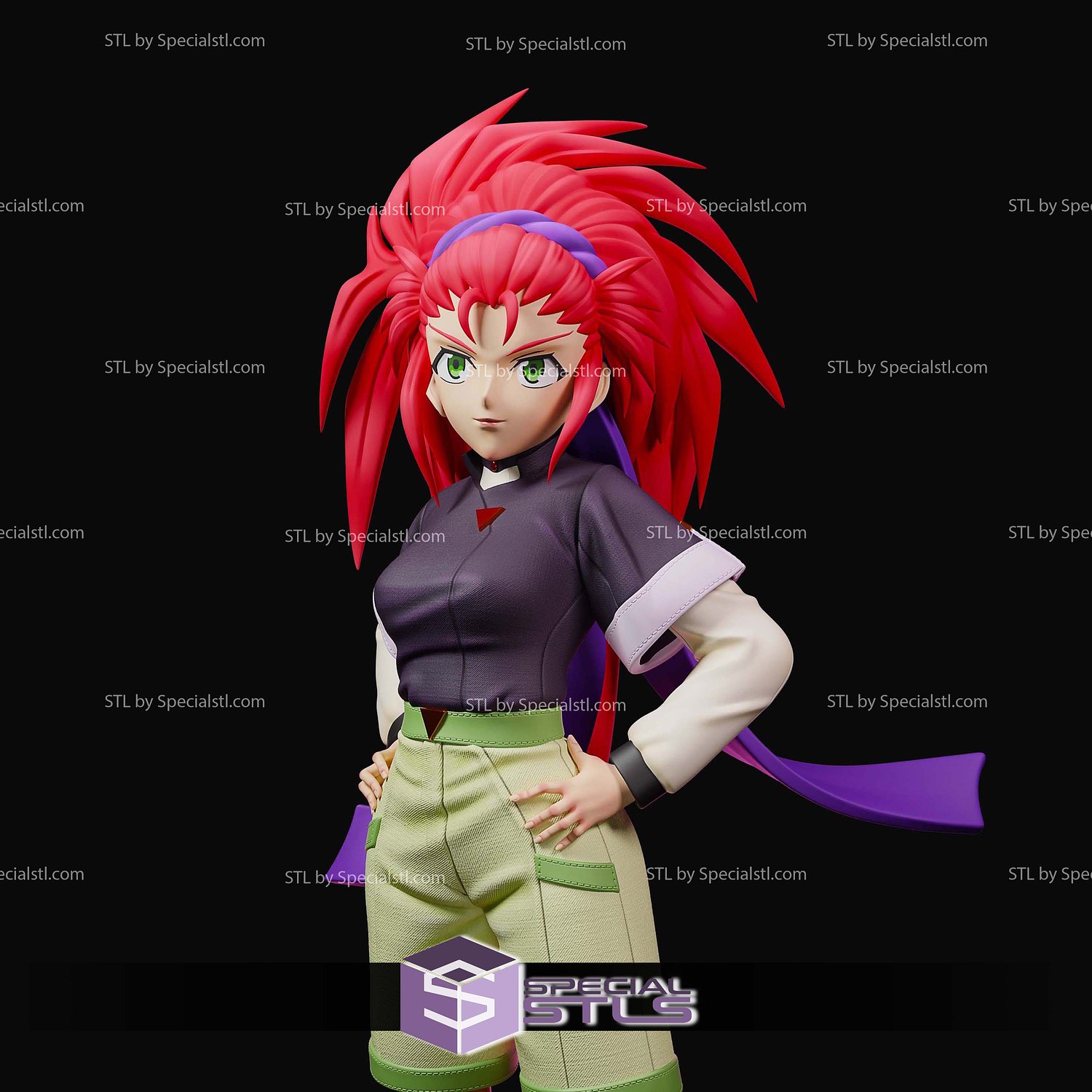 Washu Hakubi Tenchi Muyo 3D Printer Files STL Model — view 4