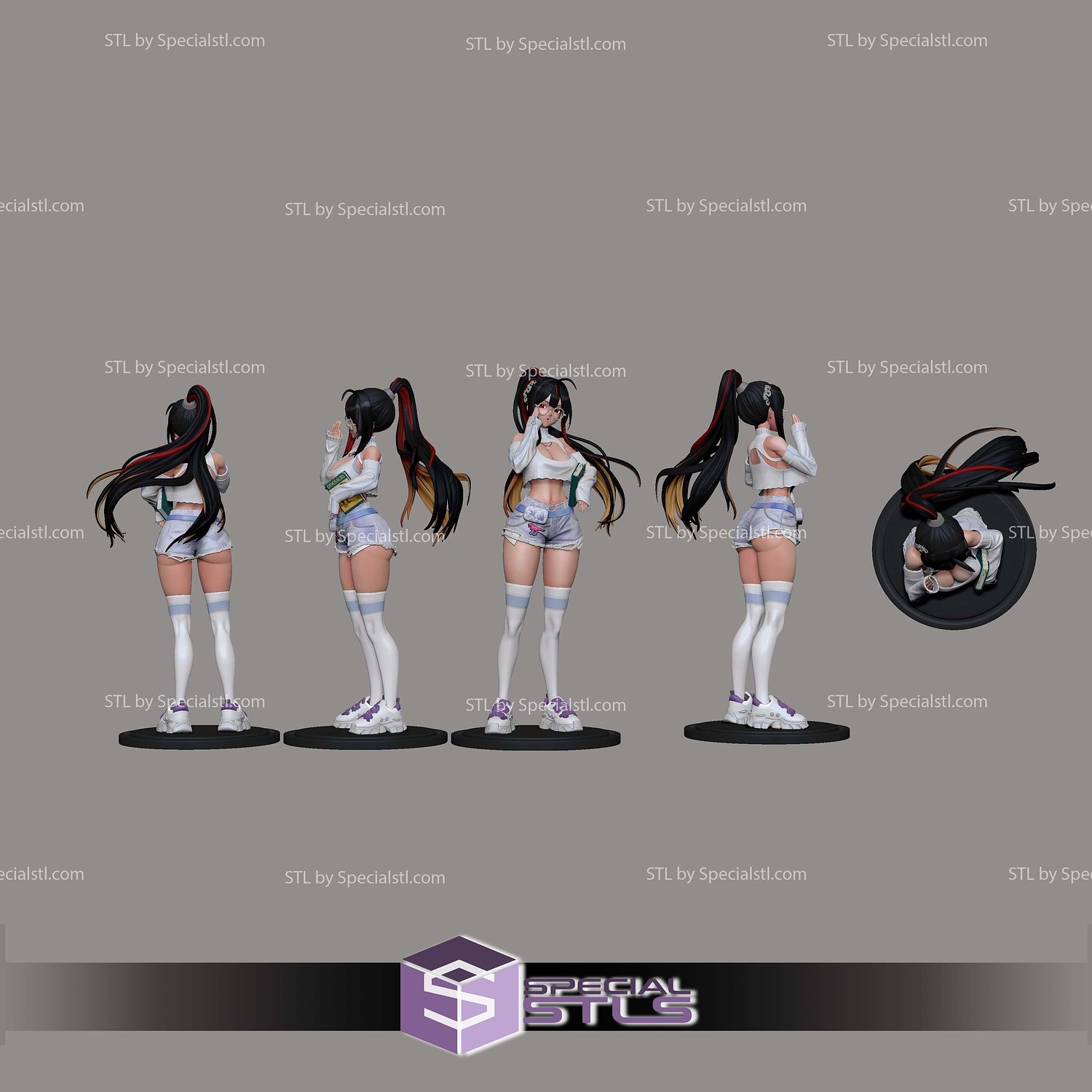 Moran Off Duty Queen Nikke 3D Printer Files STL Model — view 2