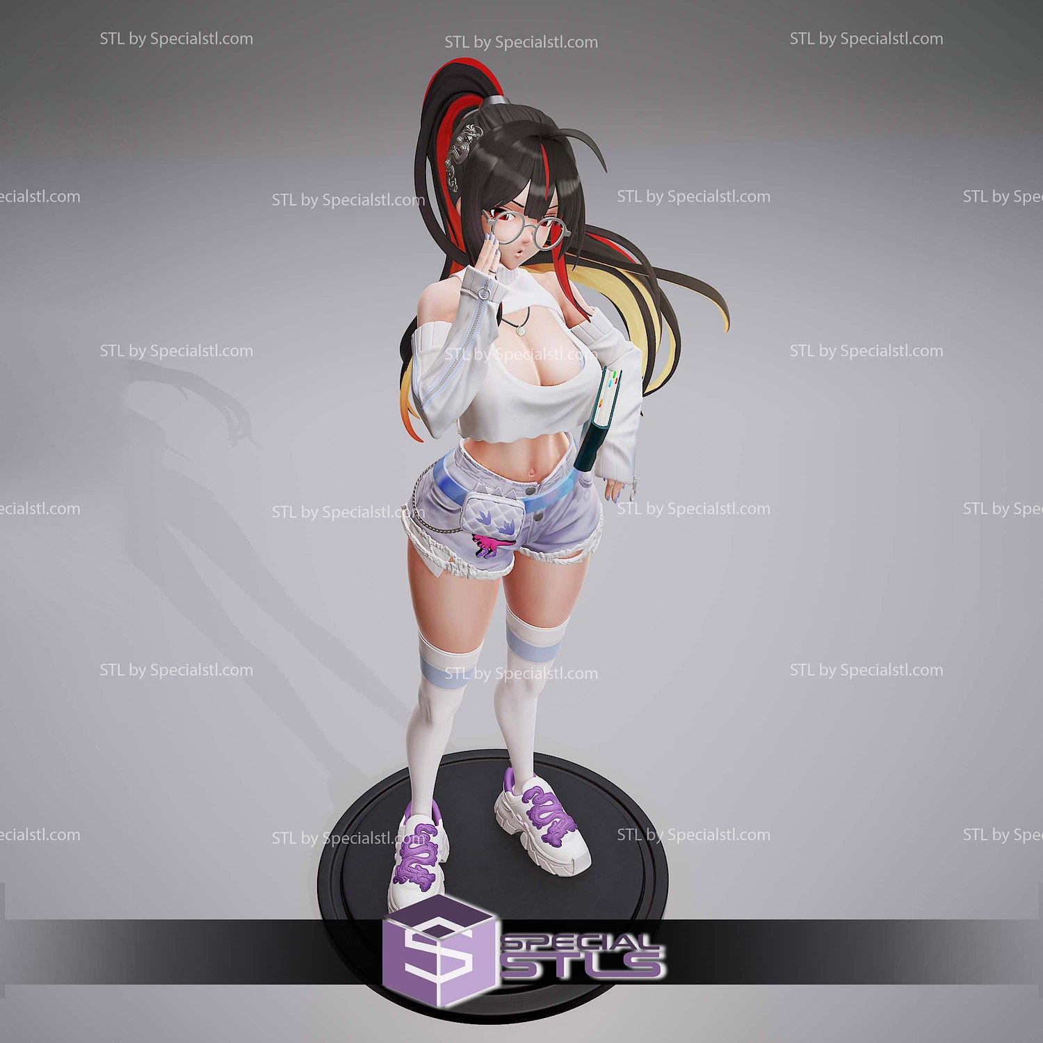 Moran Off Duty Queen Nikke 3D Printer Files STL Model — view 4