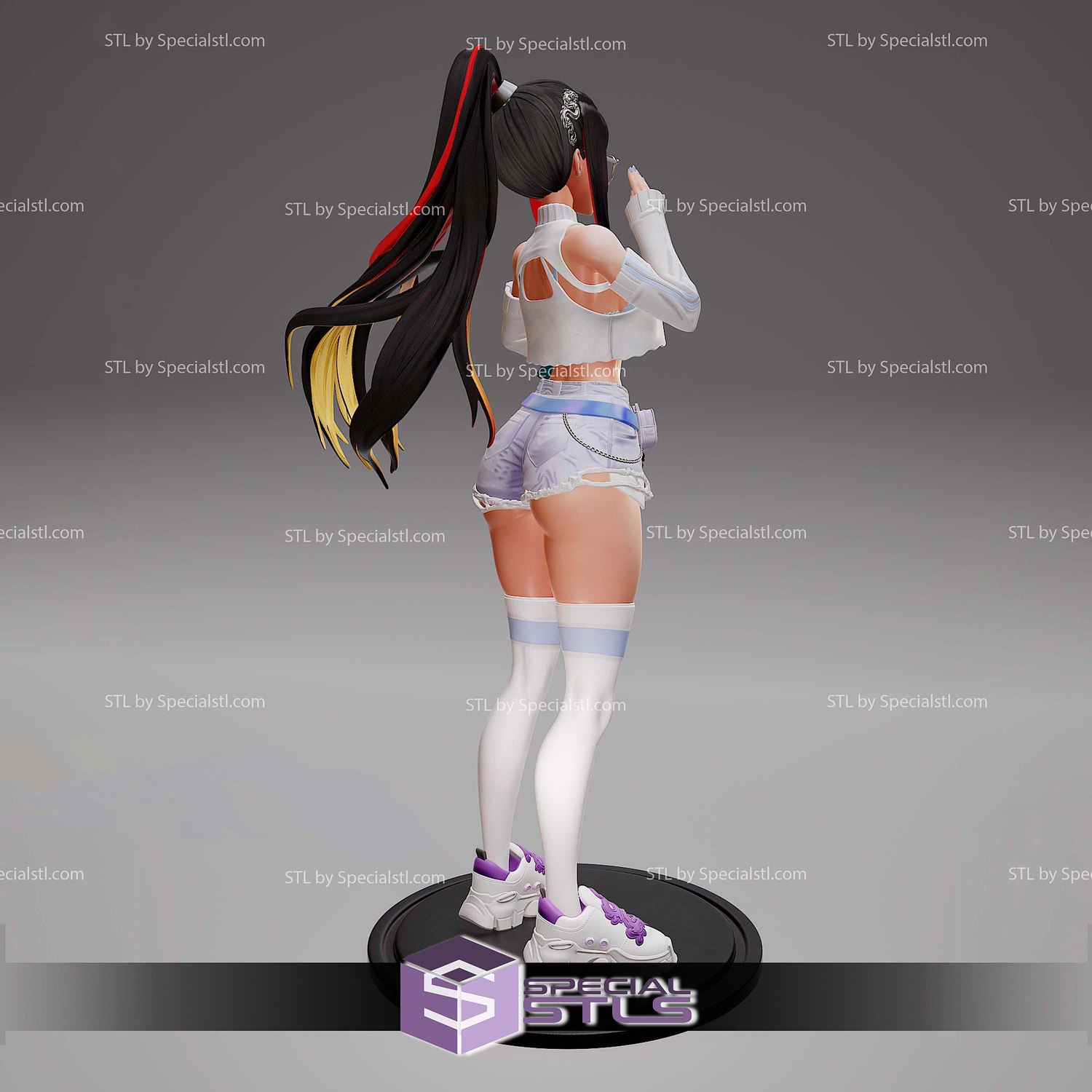 Moran Off Duty Queen Nikke 3D Printer Files STL Model — view 5
