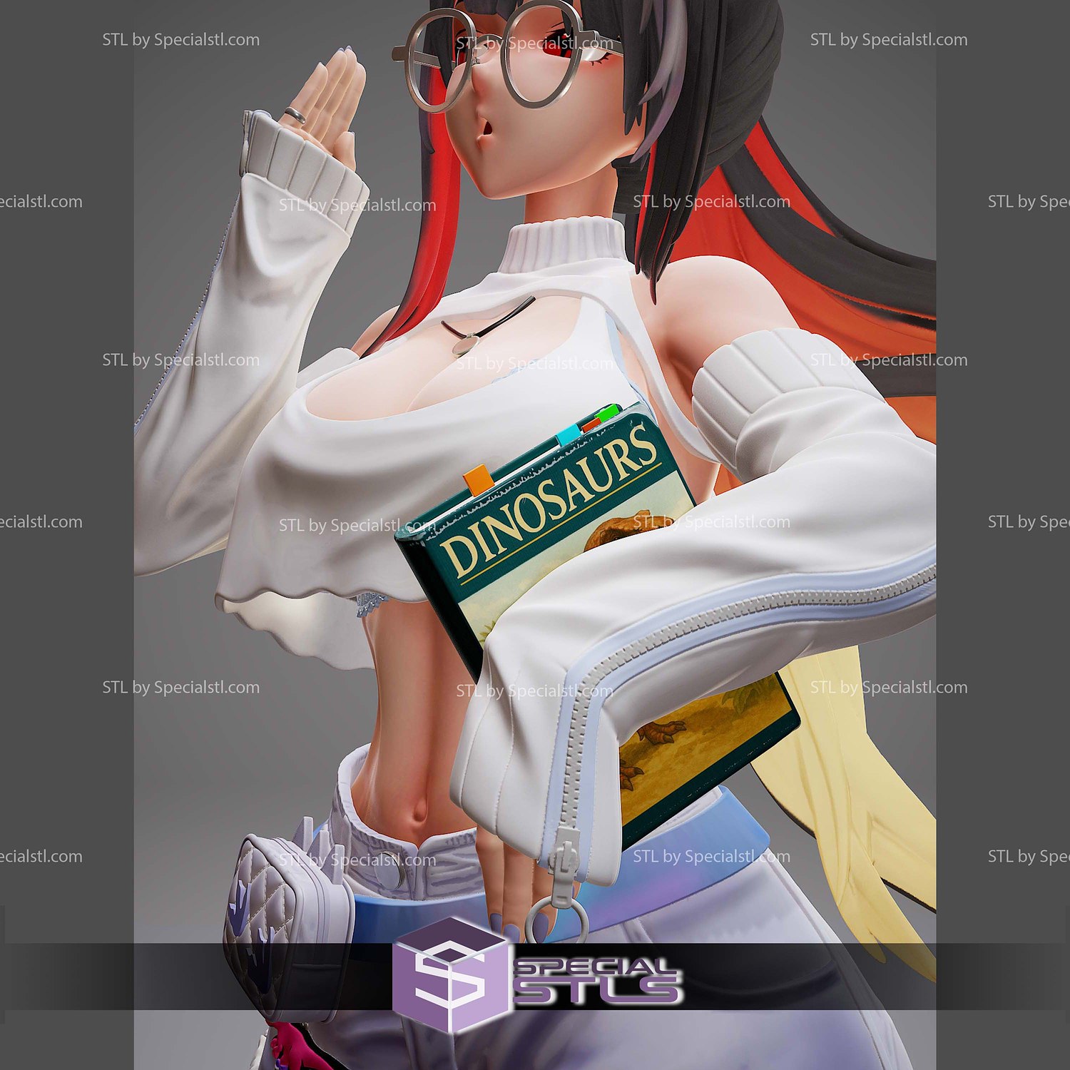 Moran Off Duty Queen Nikke 3D Printer Files STL Model — view 6