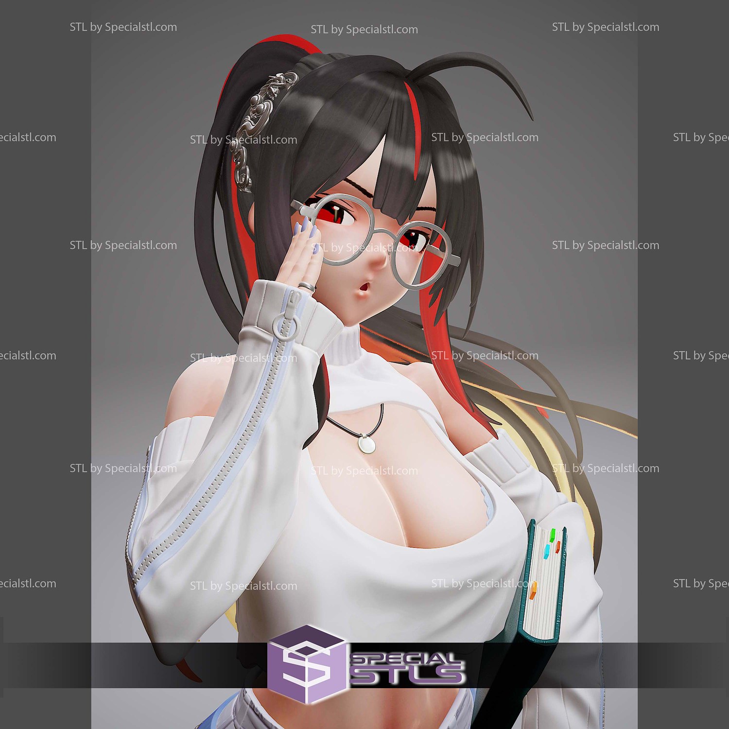 Moran Off Duty Queen Nikke 3D Printer Files STL Model — view 7