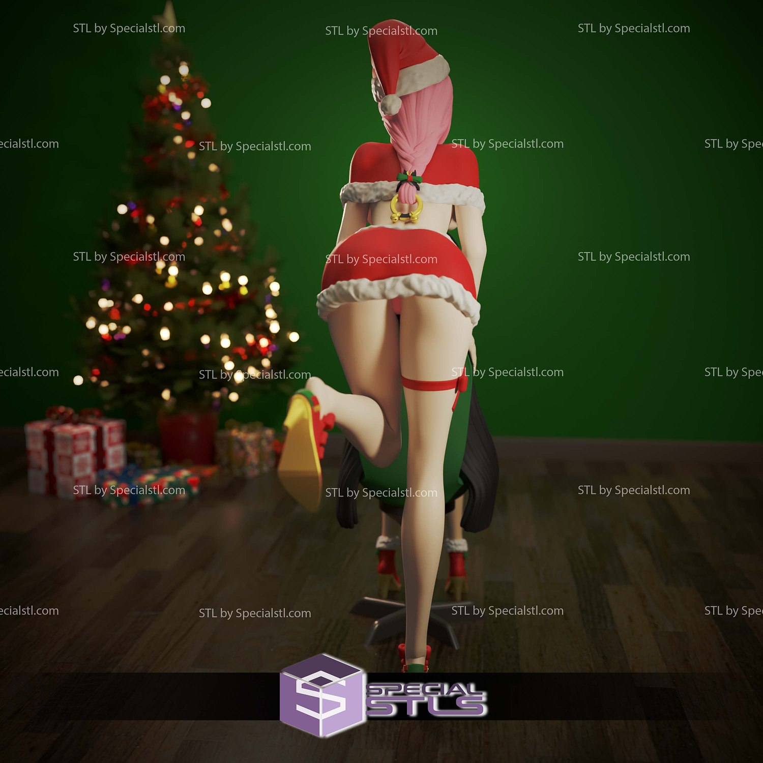 Christmas Yanagi Miyabi Zenless Zone Zero Sculptures 3D Printing STL Model — view 2
