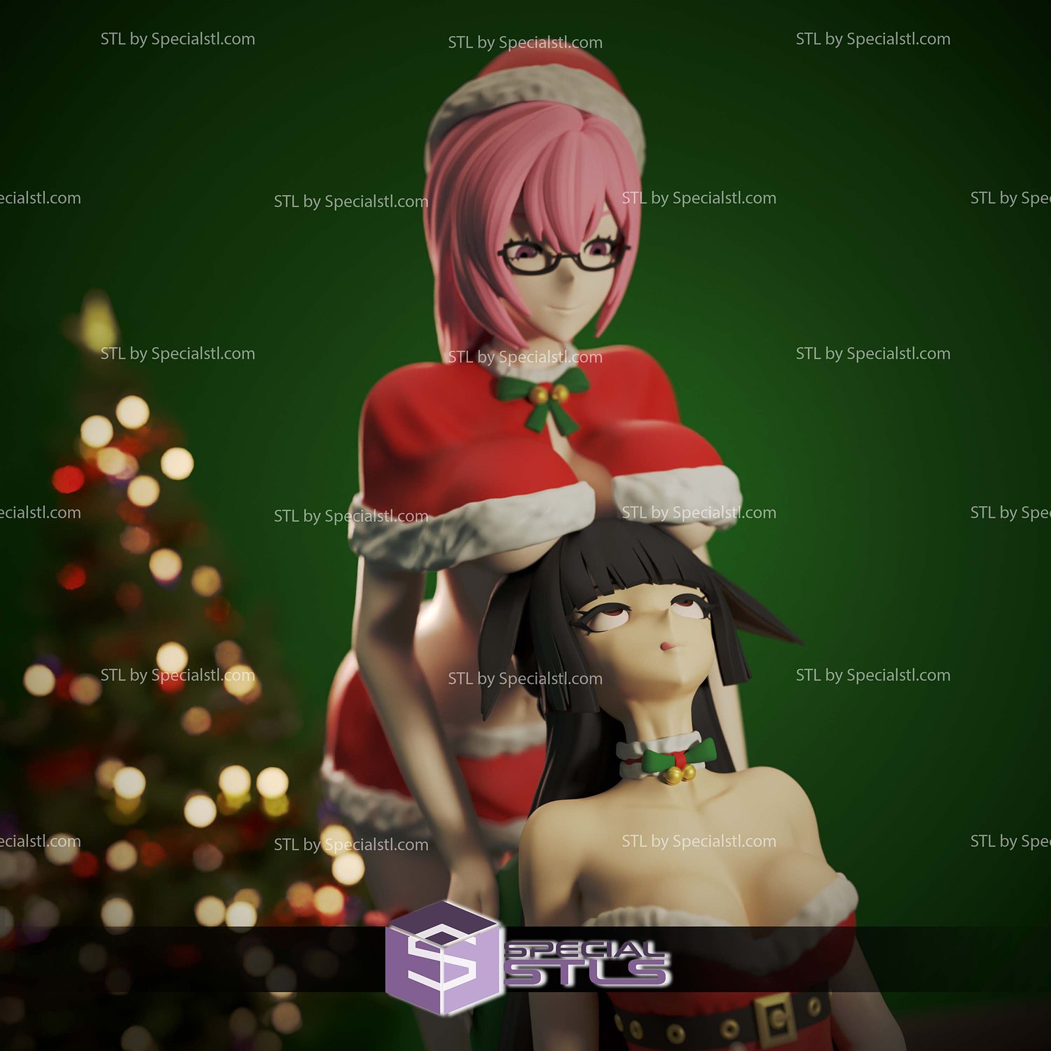 Christmas Yanagi Miyabi Zenless Zone Zero Sculptures 3D Printing STL Model — view 5
