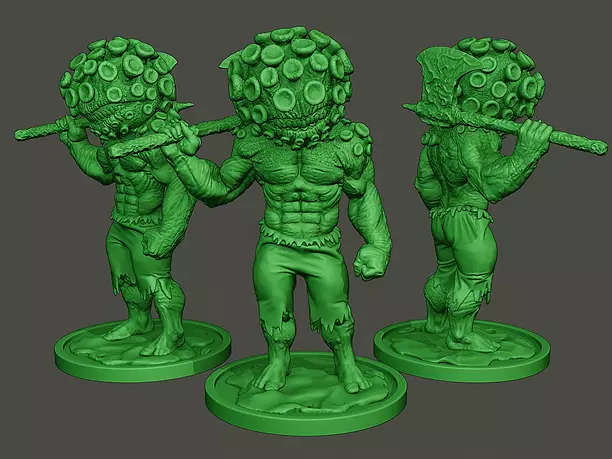 Humanoid virus 0004 3D STL Model