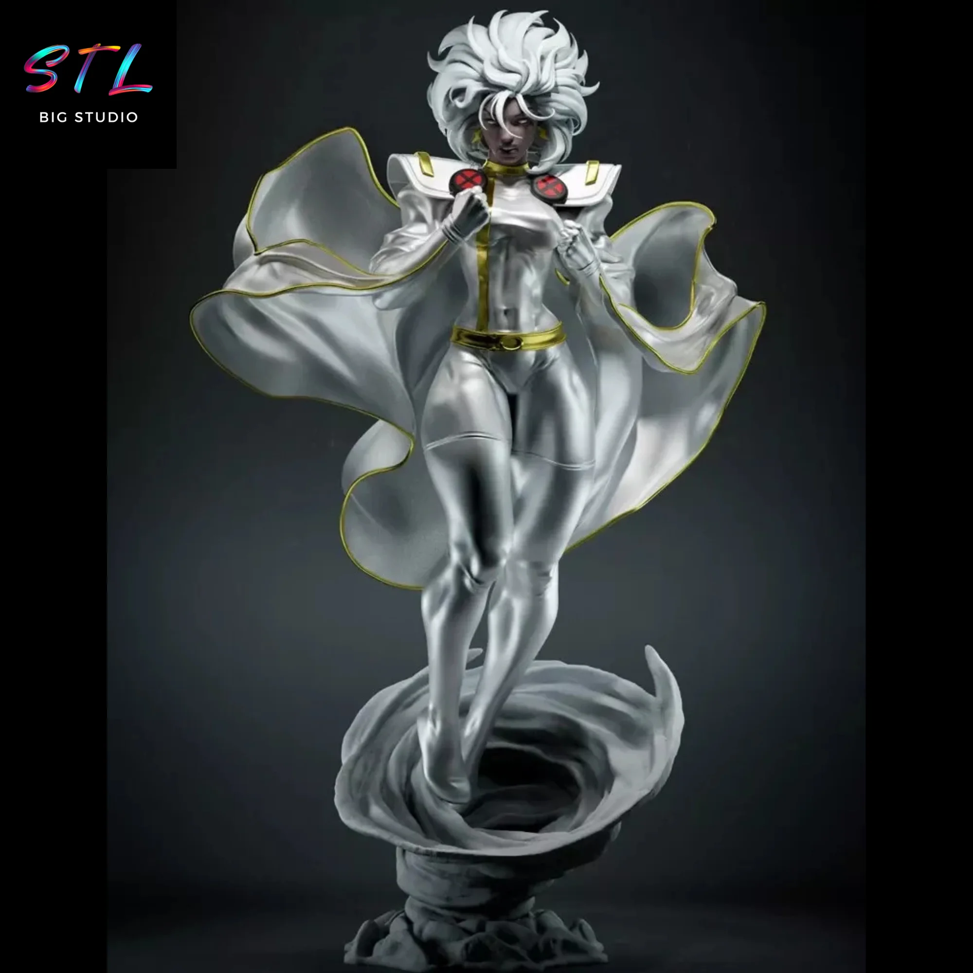 Storm STL Figure | X-Men | 3D Printable Model Model