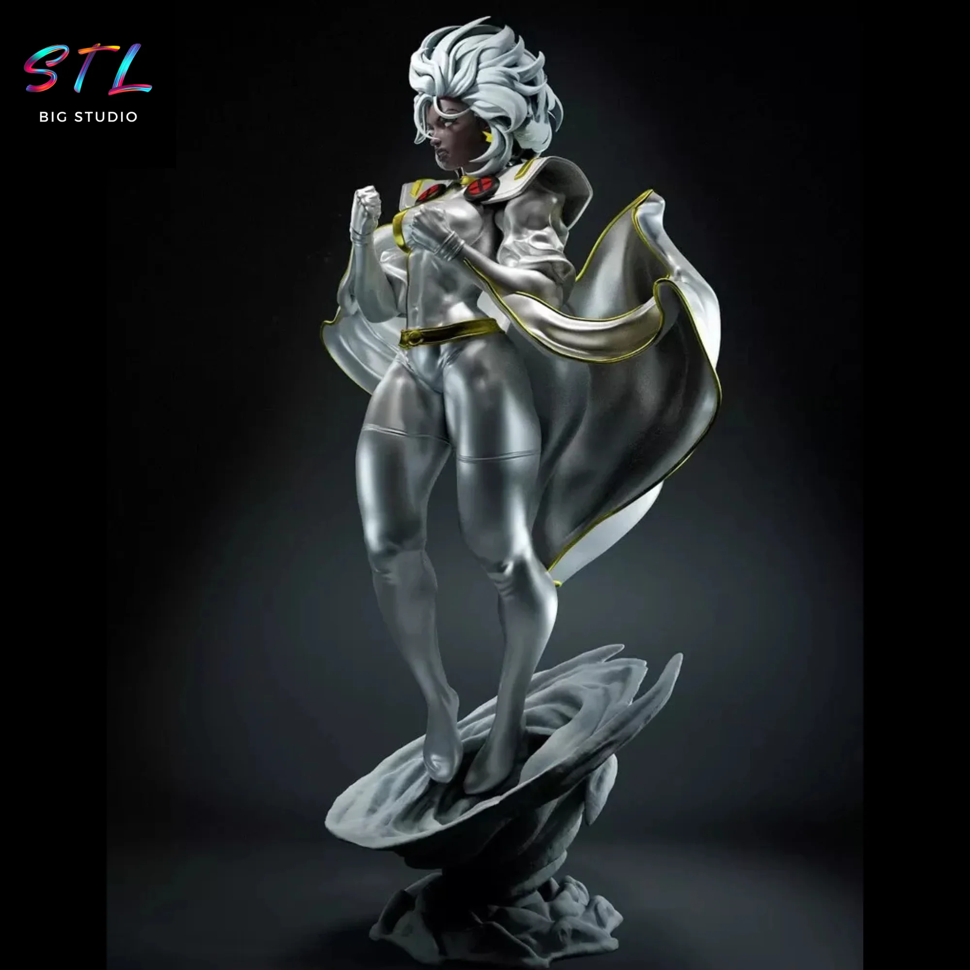 Storm STL Figure | X-Men | 3D Printable Model Model — view 2