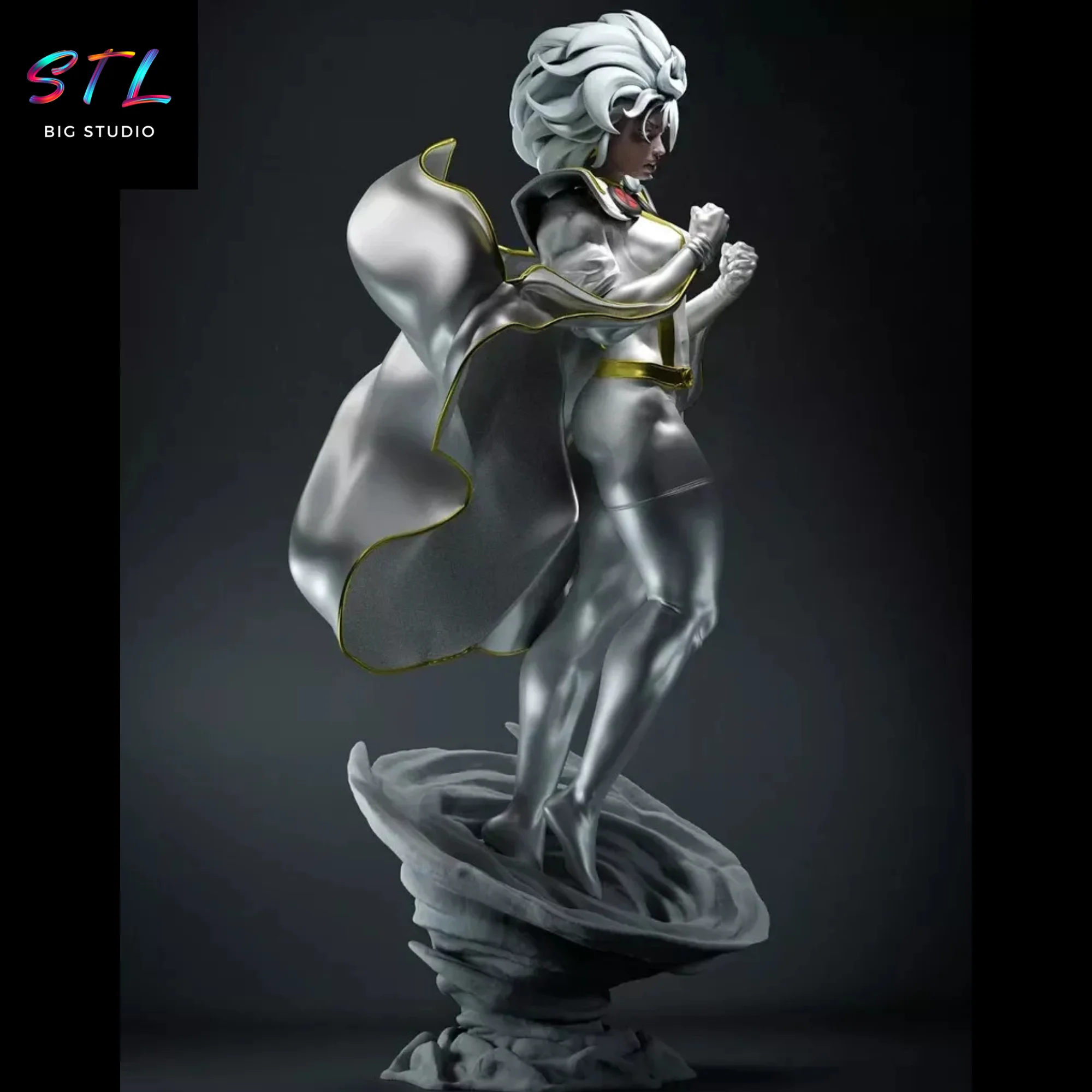 Storm STL Figure | X-Men | 3D Printable Model Model — view 3