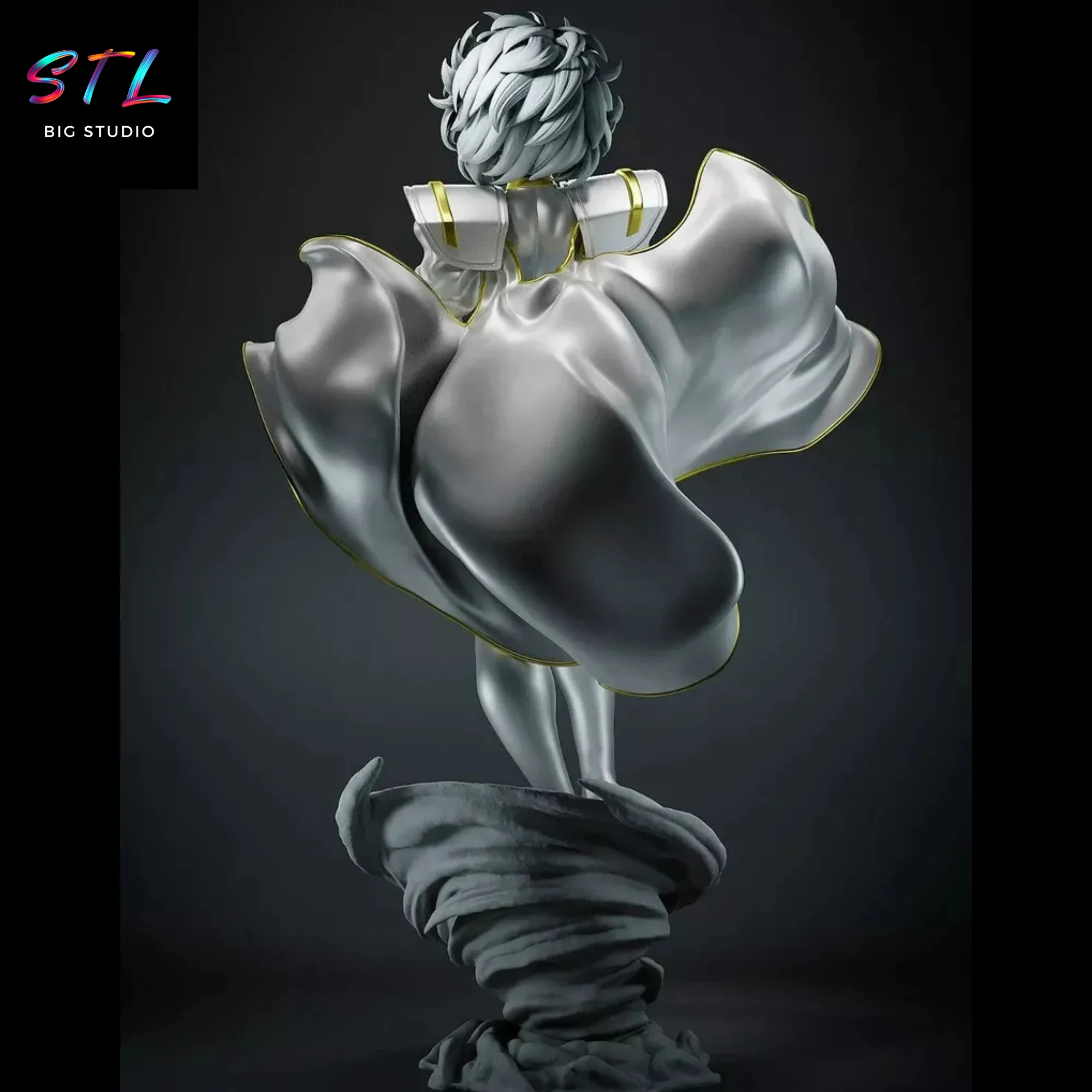 Storm STL Figure | X-Men | 3D Printable Model Model — view 4