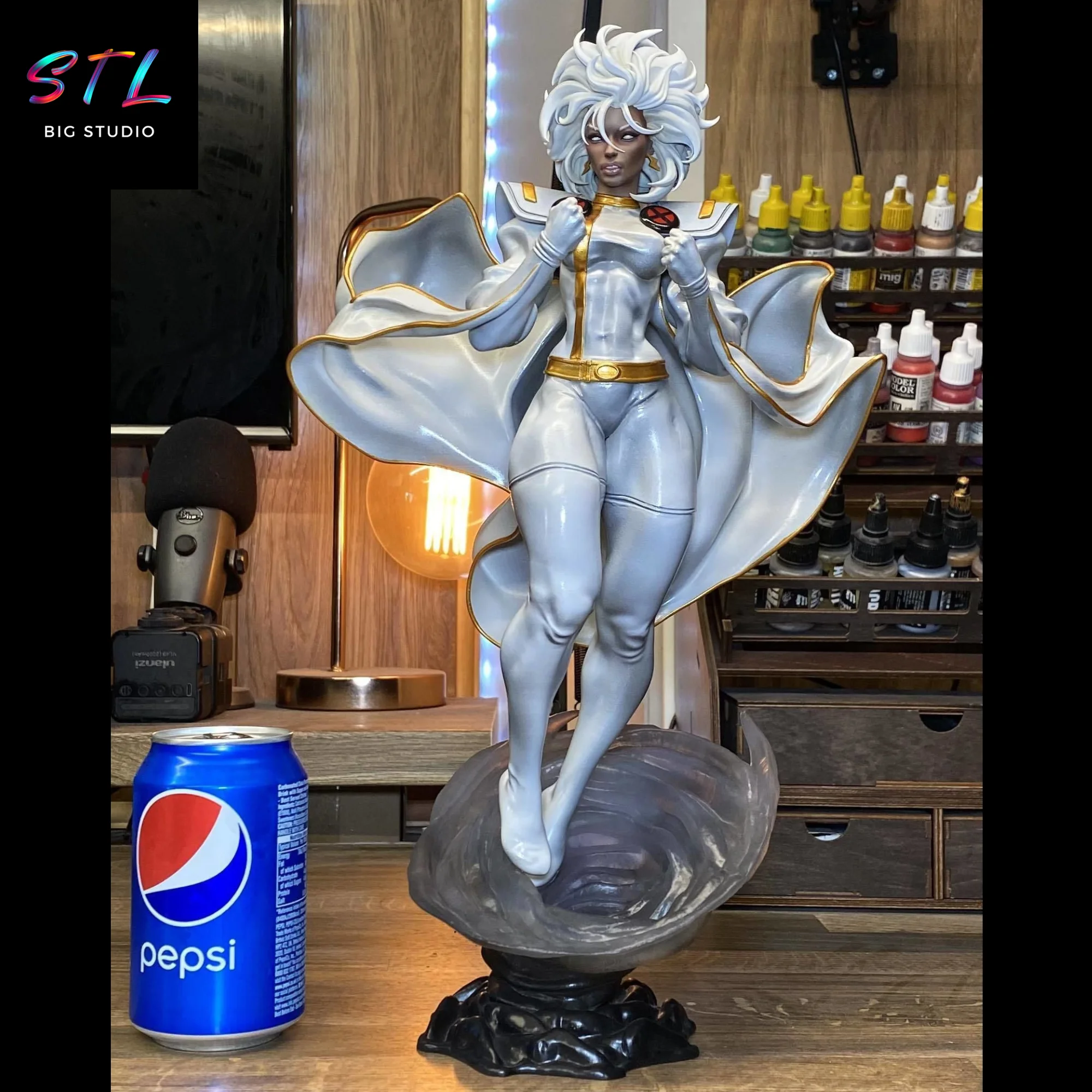 Storm STL Figure | X-Men | 3D Printable Model Model — view 7