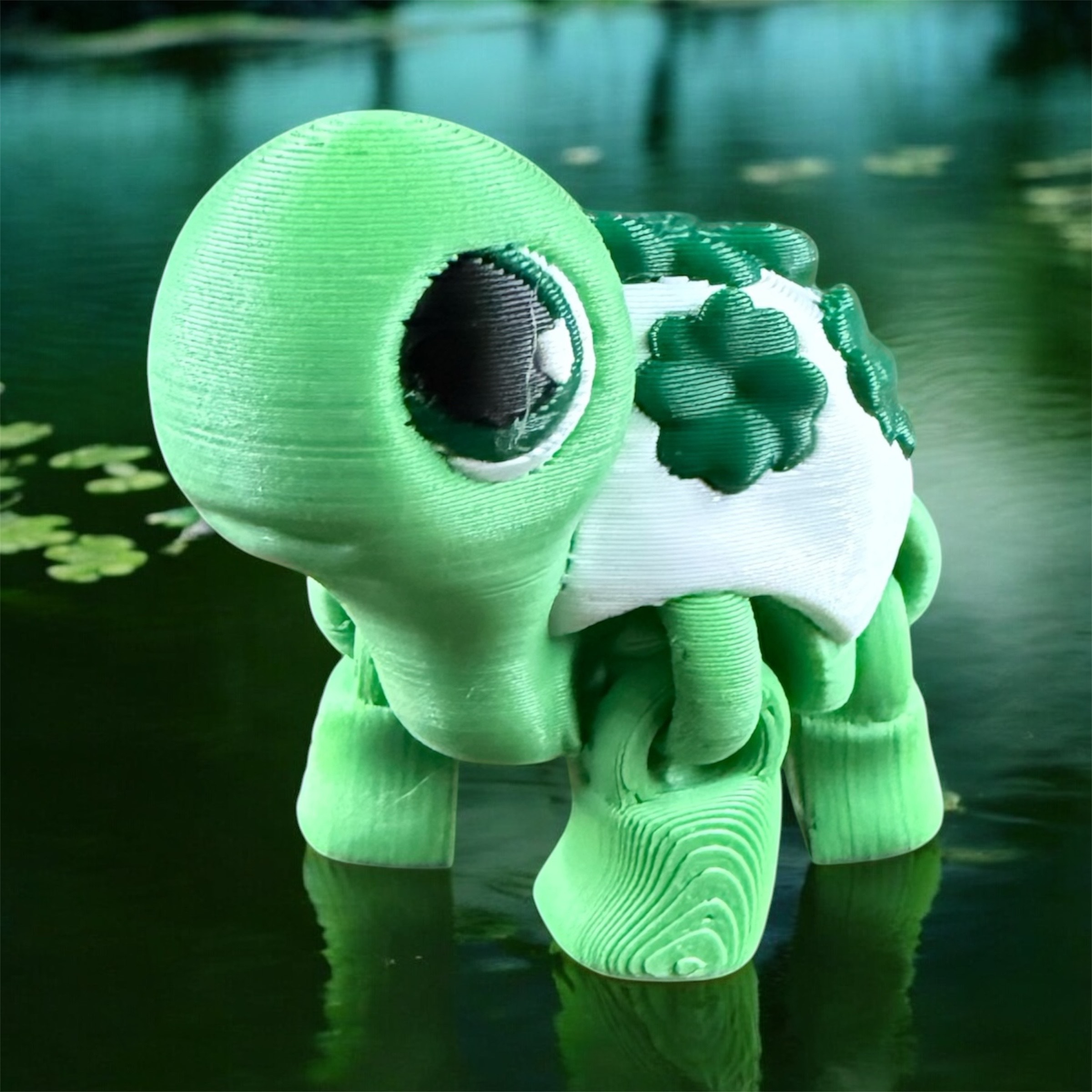 Lucky Pond Minis - Articulated Flexis 3D STL Model