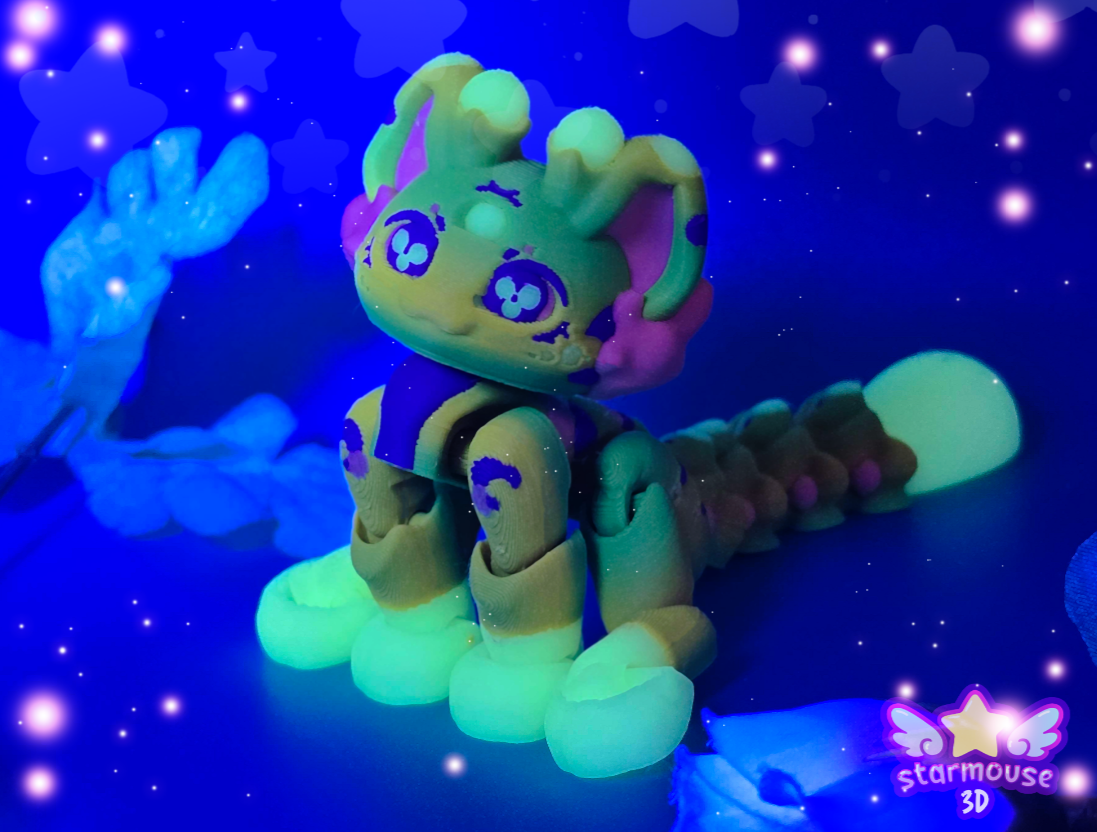Alien Kitty Flexi 3D STL Model