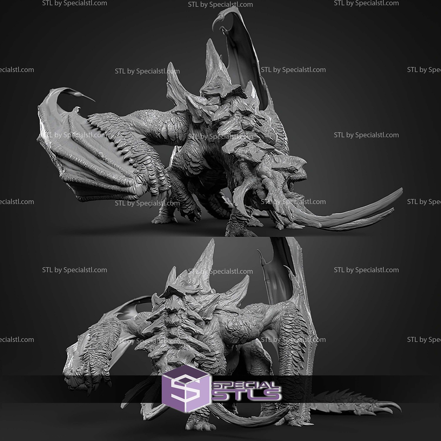 Urdac The Dreadnought STL Files 3D Model — view 3