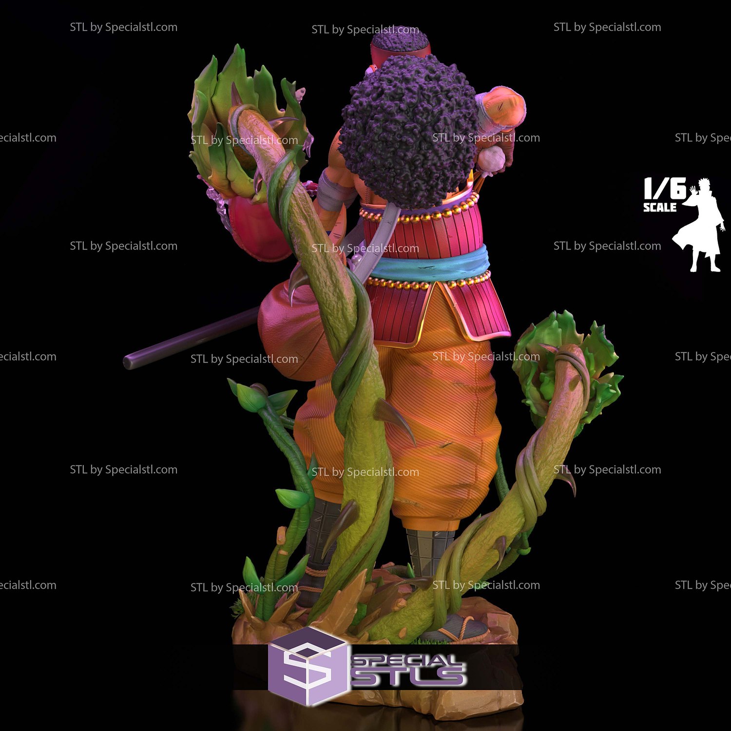 Usopp Onigashima 1-6 STL Files 3D Model — view 3