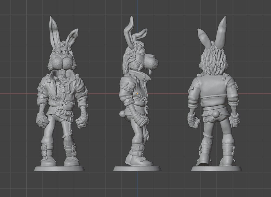 SPIKE - Michael Jackson 3D STL Model — view 4