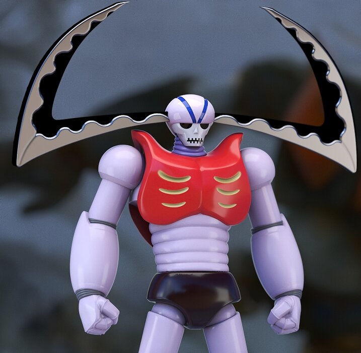 GARADA K7 MAZINGER Z SERIES FANART 3D STL Model — view 2