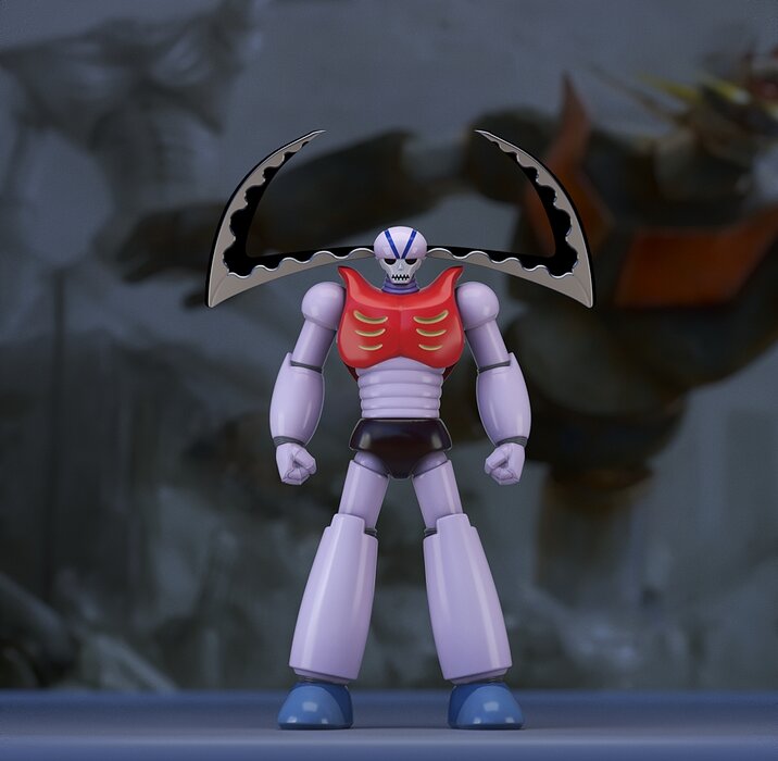 GARADA K7 MAZINGER Z SERIES FANART 3D STL Model — view 4