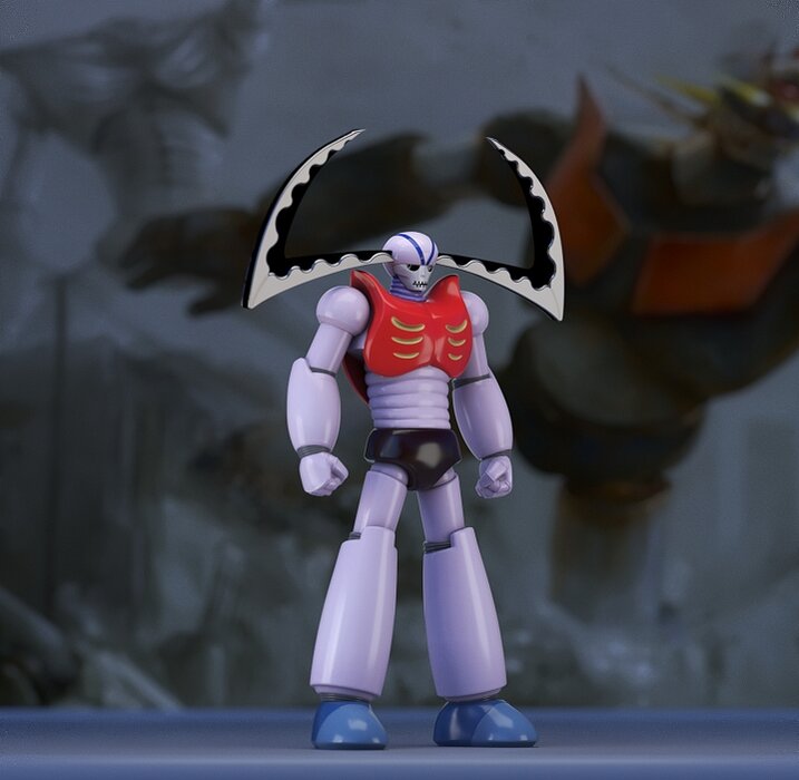GARADA K7 MAZINGER Z SERIES FANART 3D STL Model — view 5