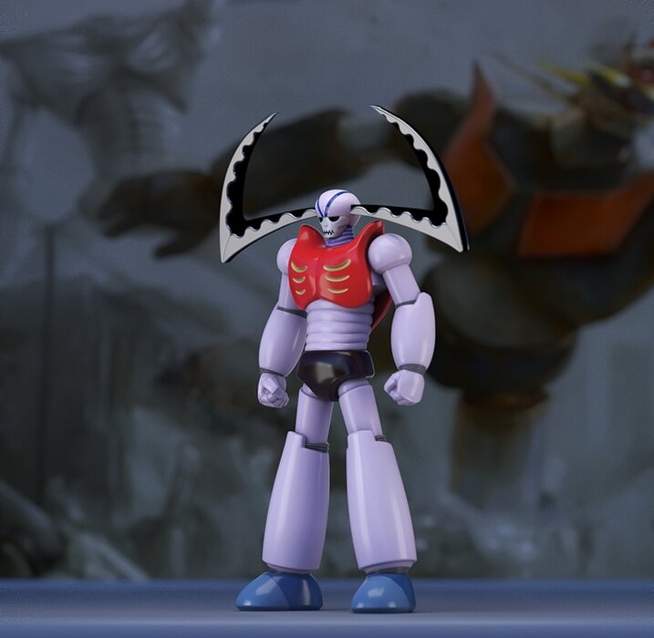 GARADA K7 MAZINGER Z SERIES FANART 3D STL Model — view 6
