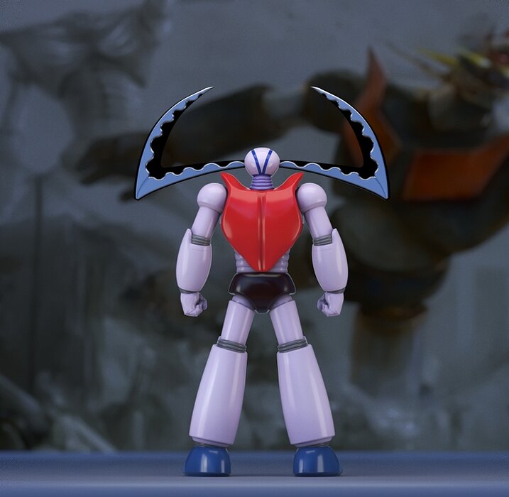 GARADA K7 MAZINGER Z SERIES FANART 3D STL Model — view 7