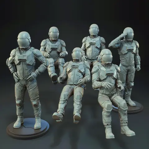 Universal Pilot Pack 3D Printer Files | Assembly STL Model