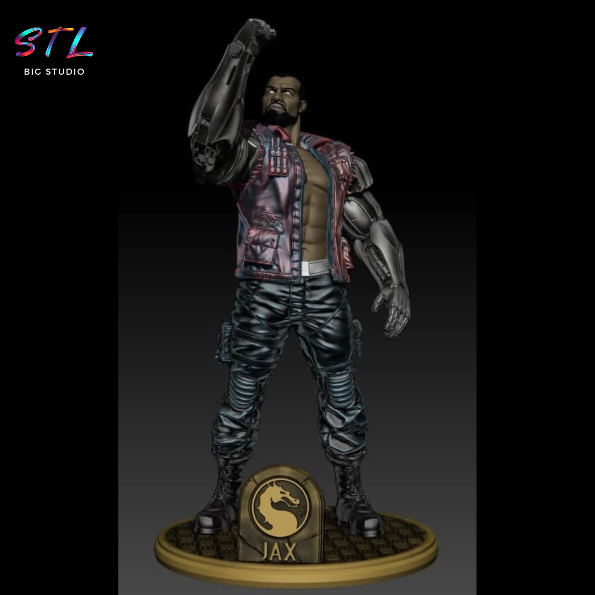 Jax STL | Mortal Kombat | 3D Printable Model Model