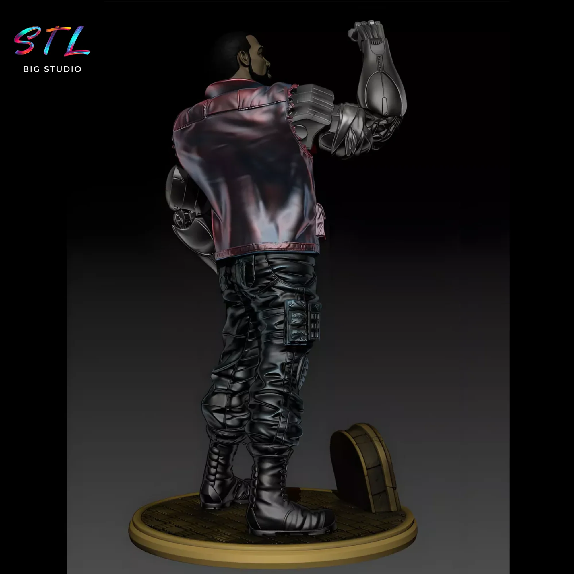 Jax STL | Mortal Kombat | 3D Printable Model Model — view 4