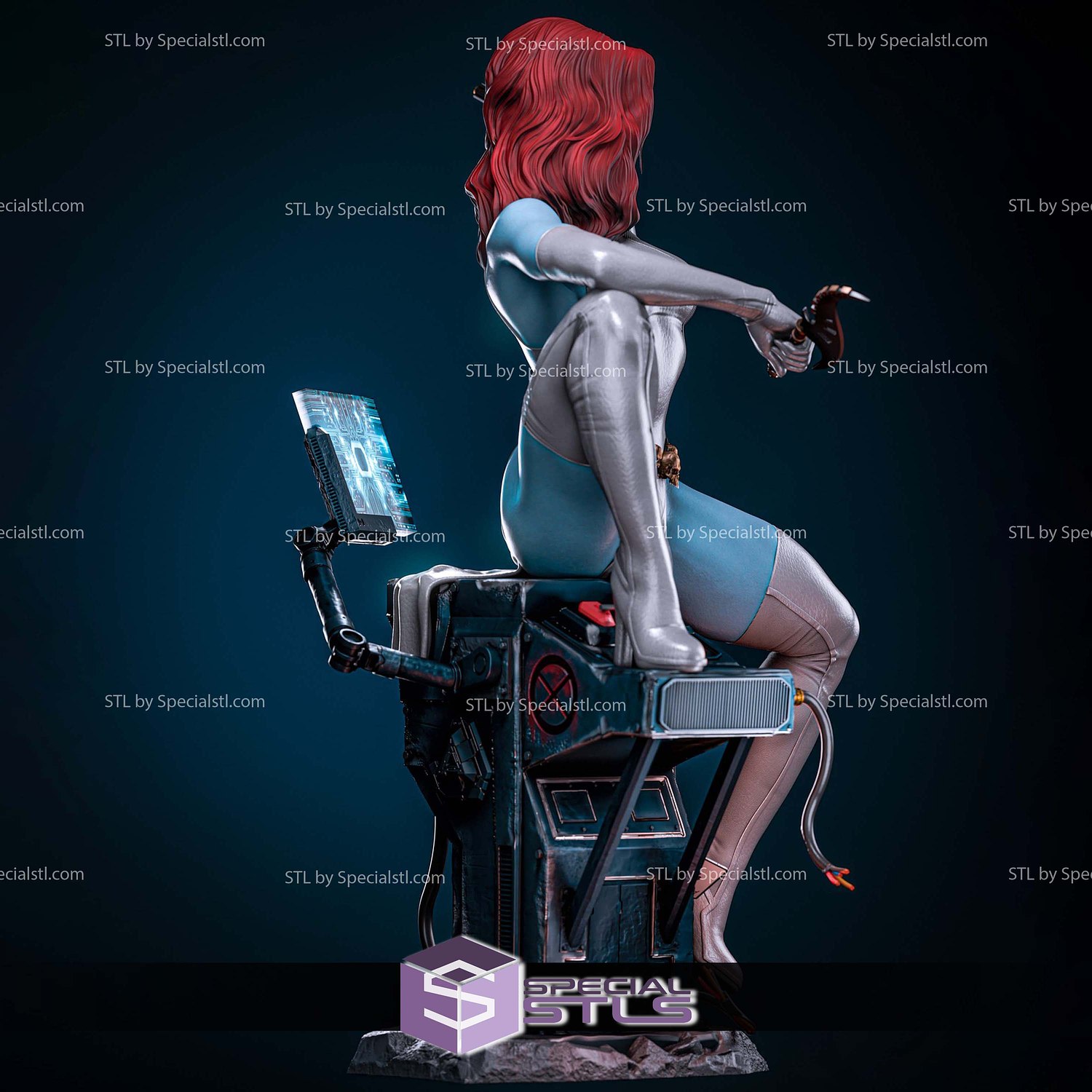 Mystique 1-6 3D Printer Files STL Model — view 5